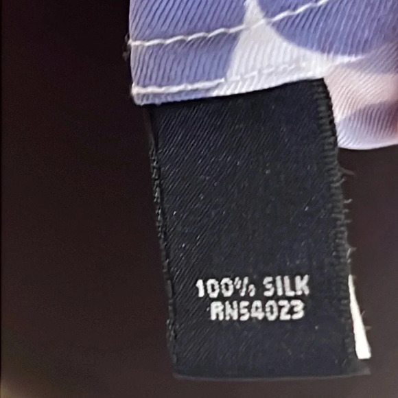 Banana Republic Polkadot Silk Peasant Blouse Petite XS - Picture 6 of 7